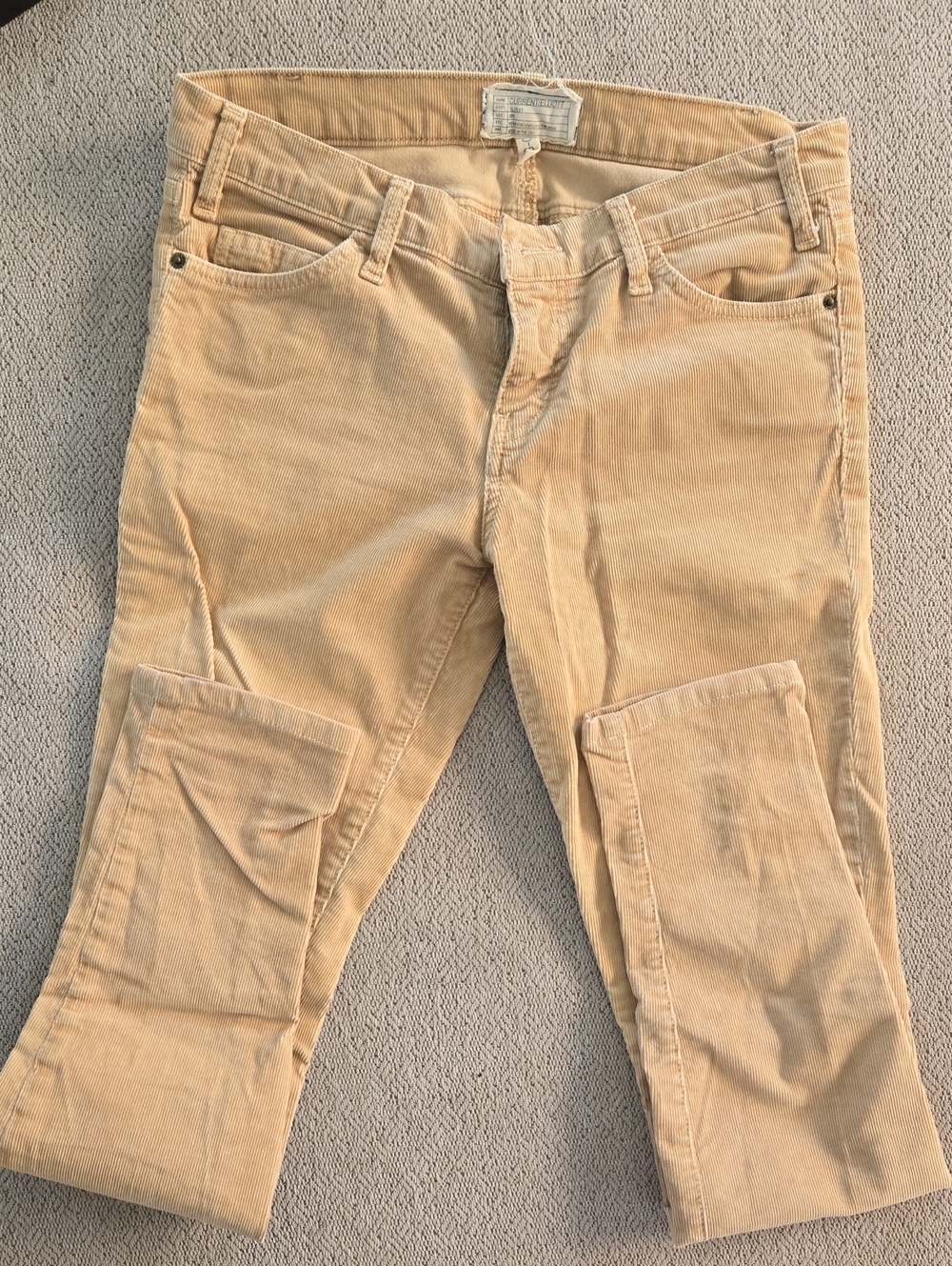 Current Eliott Beige Women's Corduroy Jeans